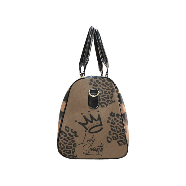 Animal Print Afrocentric Travel Bag, Personalized Travel Bag, Melanin Queen Overnight/Weekender Duffel Bag, Carry on