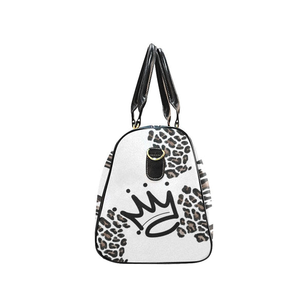 Animal Print Afrocentric Travel Bag, Personalized Travel Bag, Melanin Queen Overnight/Weekender Duffel Bag, Carry on